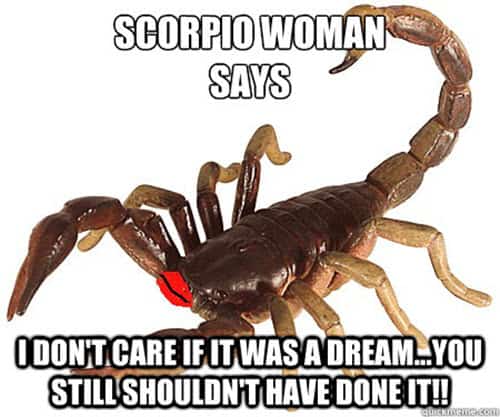 scorpio woman memes