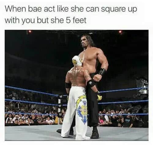 short girl bae memes