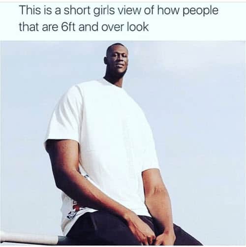 short girl view memes