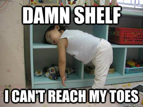 sleepy damn shelf meme