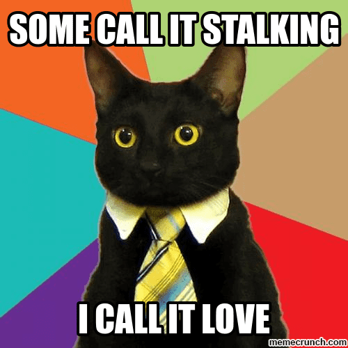 online stalking funny