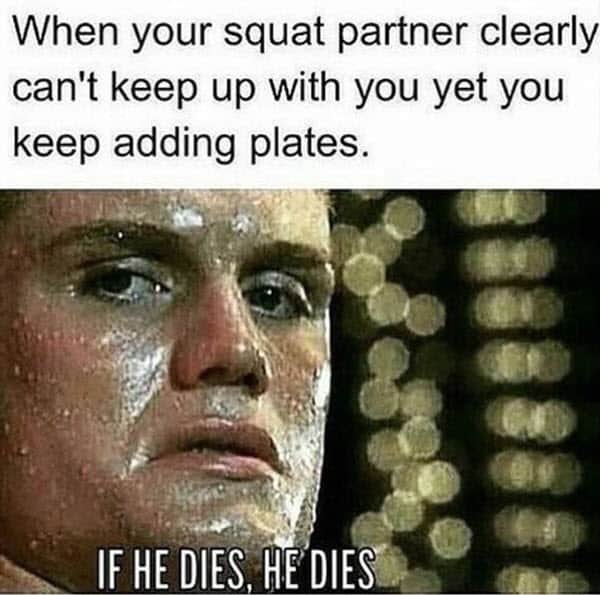 squat partner meme