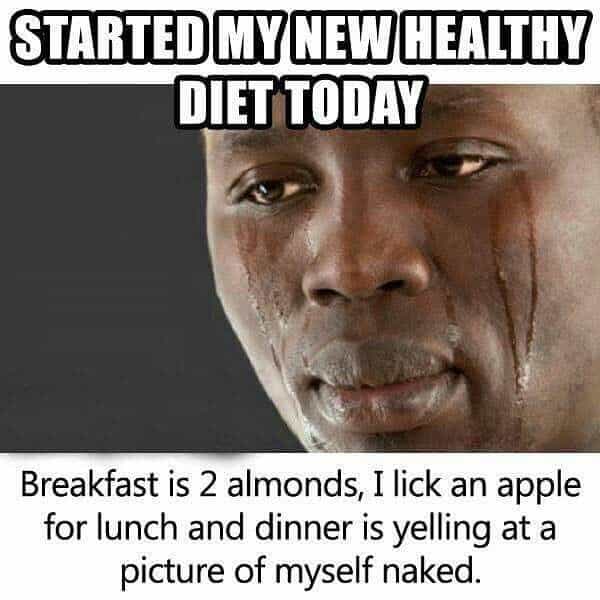 20 Funny Life Changing Eating Healthy Memes - SayingImages.com