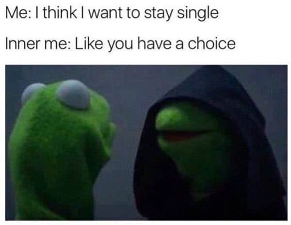 stay single meme