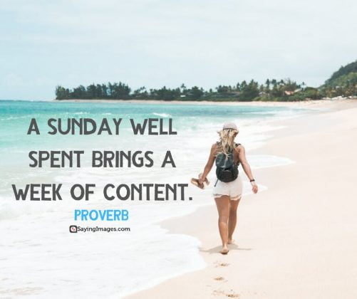 25 Sunday Quotes To Fill Your Week With Inspiration - SayingImages.com