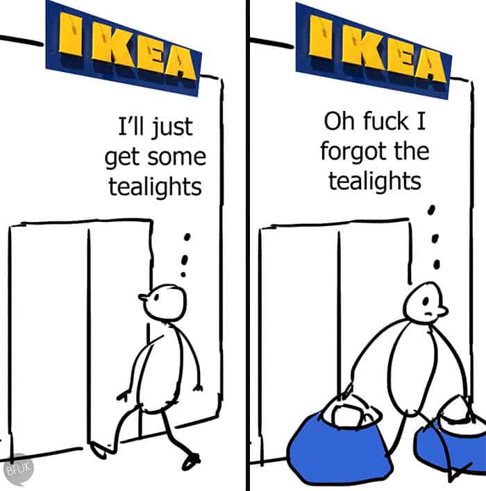 tealights ikea meme