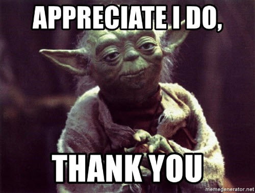 thank you yoda memes