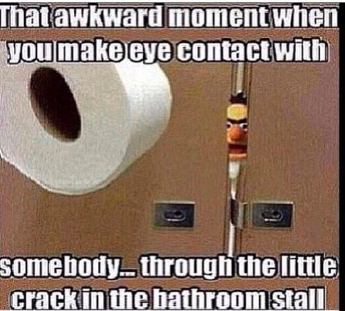 20 Hilarious Bathroom Memes That Are Awkwardly True