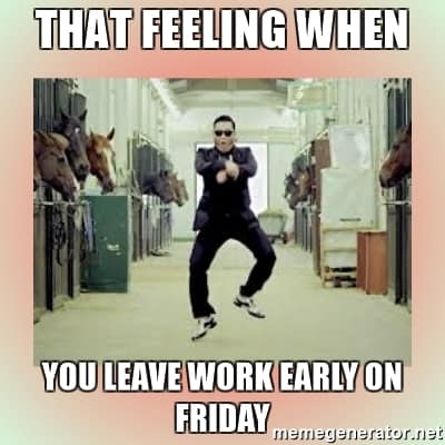 Leave Work Early Meme