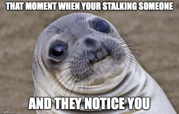 stalking meme