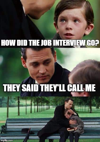 job interview meme