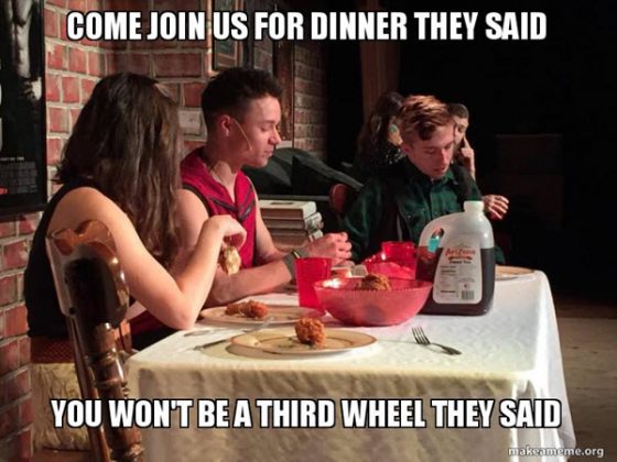 25 Funny Third Wheel Memes For People Stuck With Amorous Couples