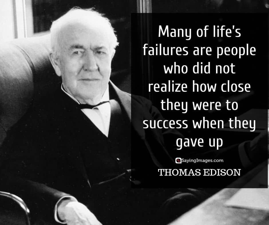 thomas edison hope quotes