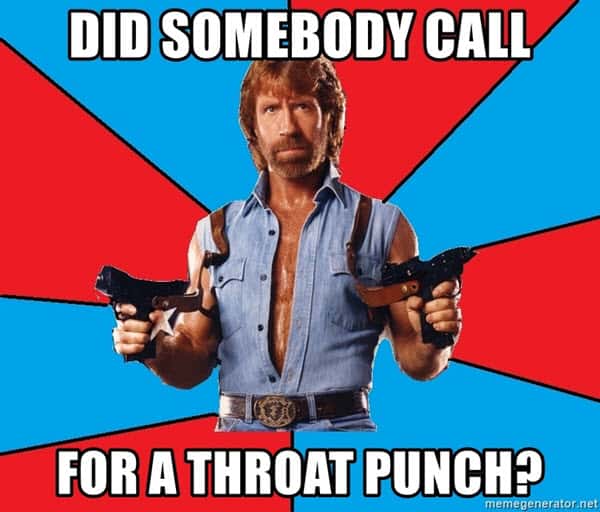 throat punch did somebody call meme