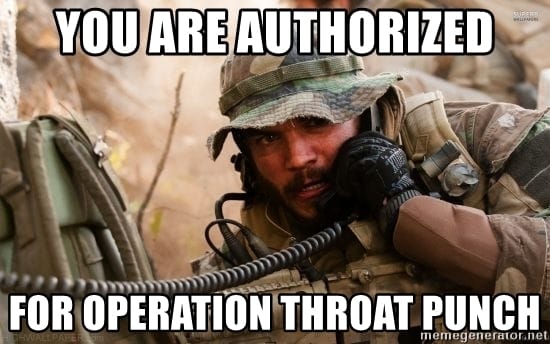 throat punch operation meme