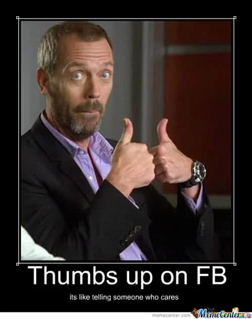 thumbs up fb meme