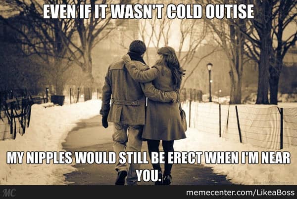 true love cold outside meme