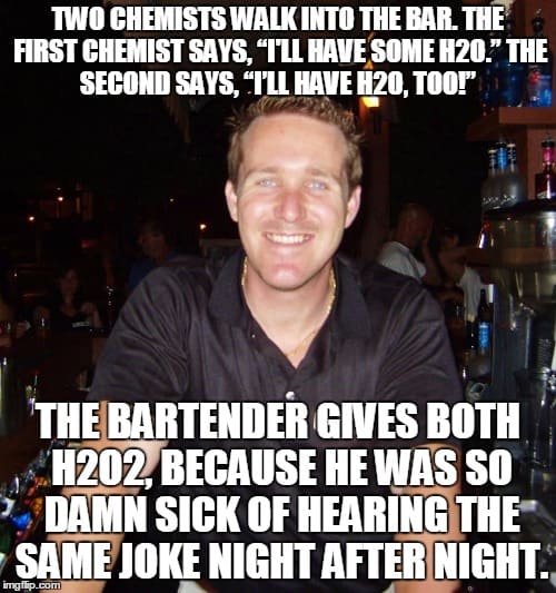 give me a drink bartender meme