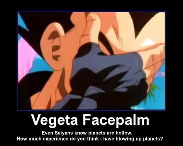 vegeta facepalm memes