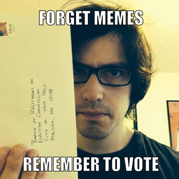 voting forget memes meme