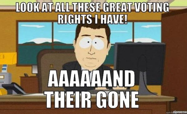 voting rights meme