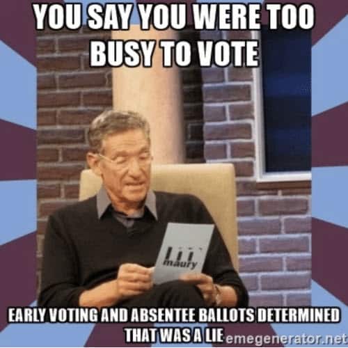 voting that was a lie meme