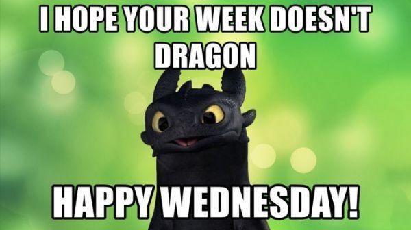 wednesday dragon meme