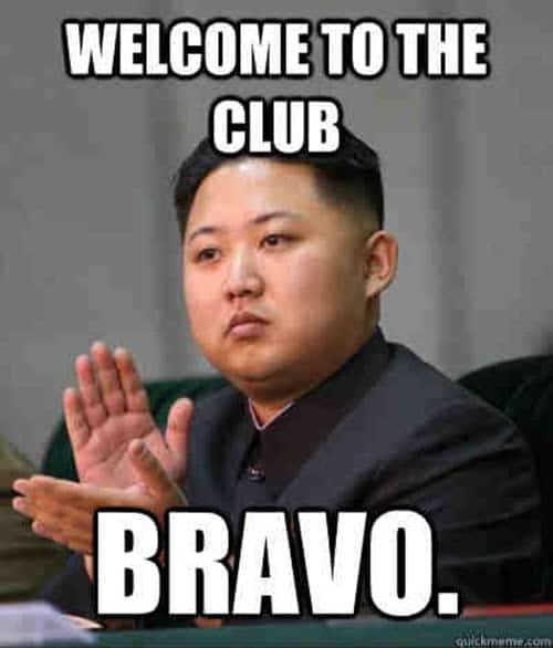 welcome club meme