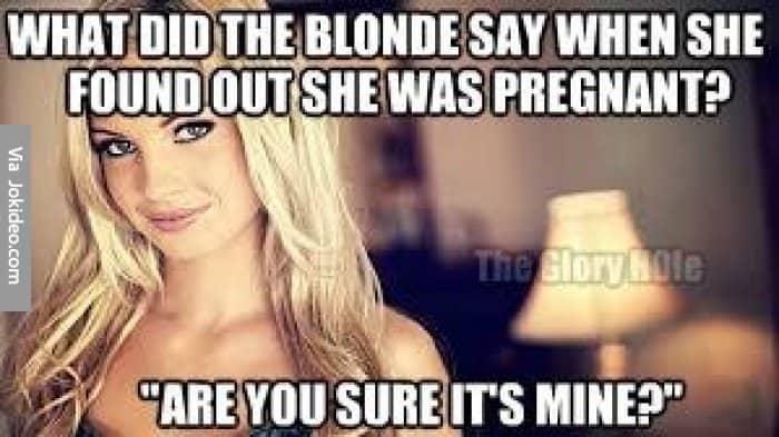 big blonde hair meme