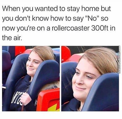 when you dont know rollercoaster meme