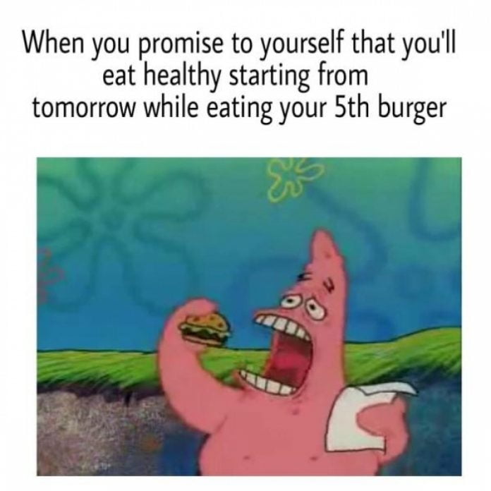 20 Funny Life Changing Eating Healthy Memes