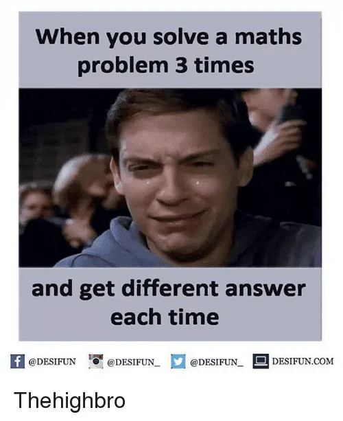 meme about math homework
