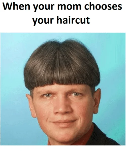 bad girl haircut meme