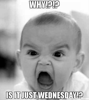 30 Really Funny Wednesday Memes to Get You Through The Week