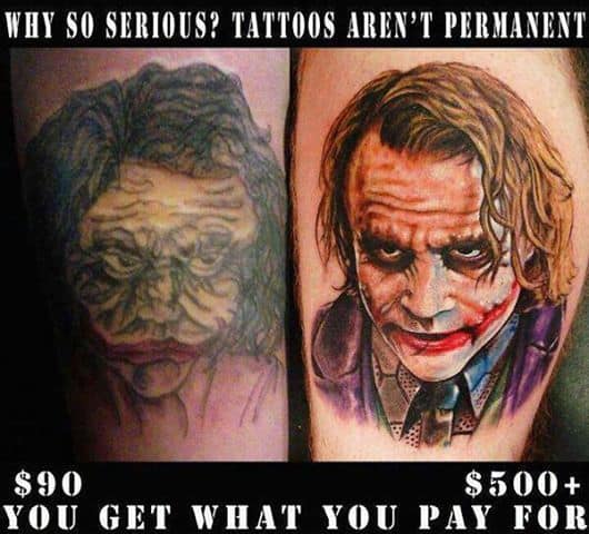 Tattoos are permanent  rmemes