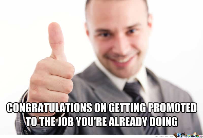 congratulations on your new job meme