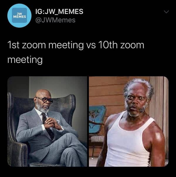 zoom meetings 1st and 10th memes