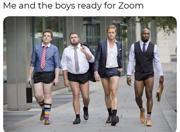 zoom meetings me and the boys memes